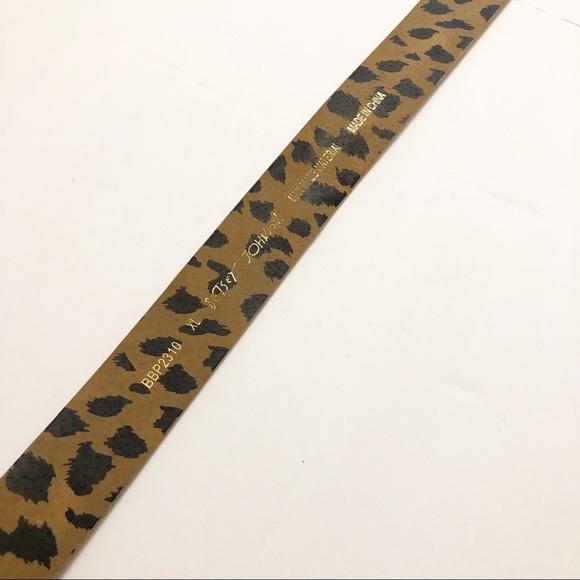BETSY JOHNSON LEOPARD BELT SZ XL-EUC - Picture 4 of 7